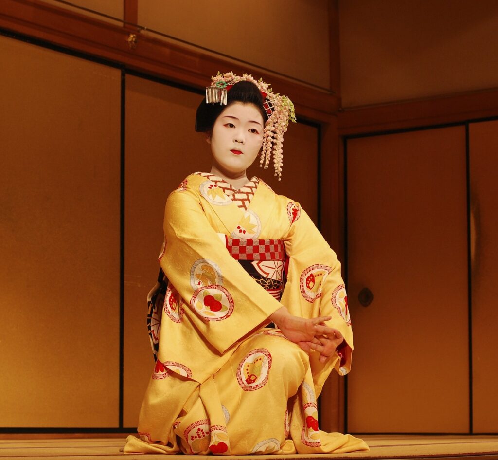 Geisha in a Theater